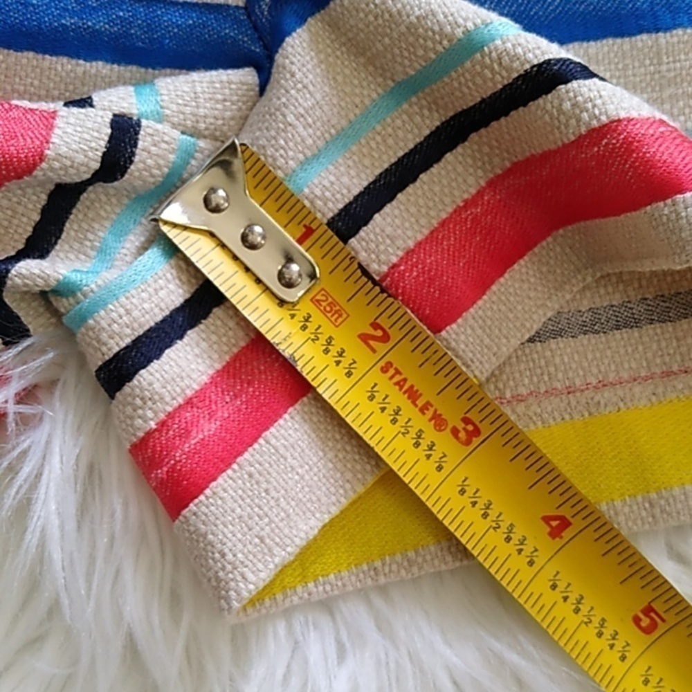 J.Crew Colorful Jacquard Striped Shorts Size - 2 - Picture 13 of 14